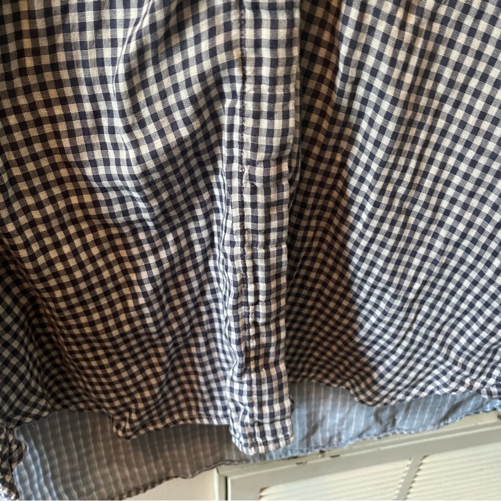 Rag & Bone Checkered Print Button Down Top - image 7